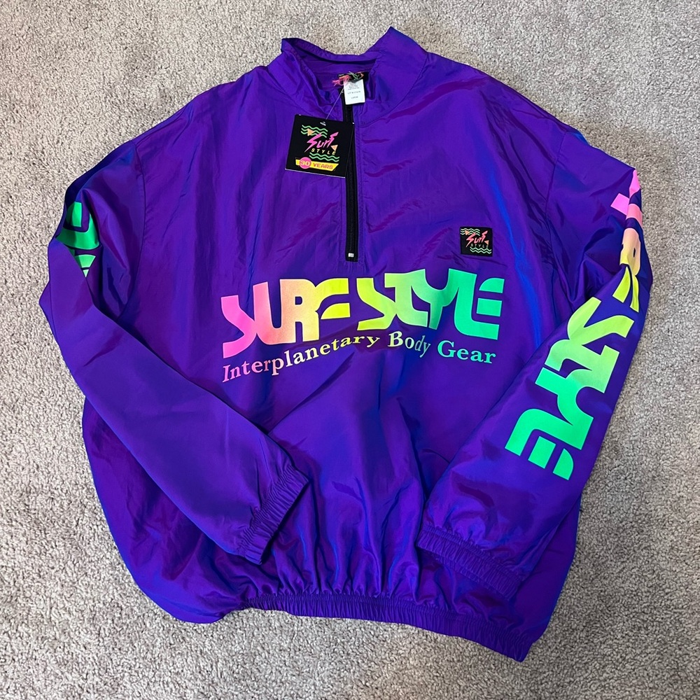 Vintage Purple Surf Style Pullover